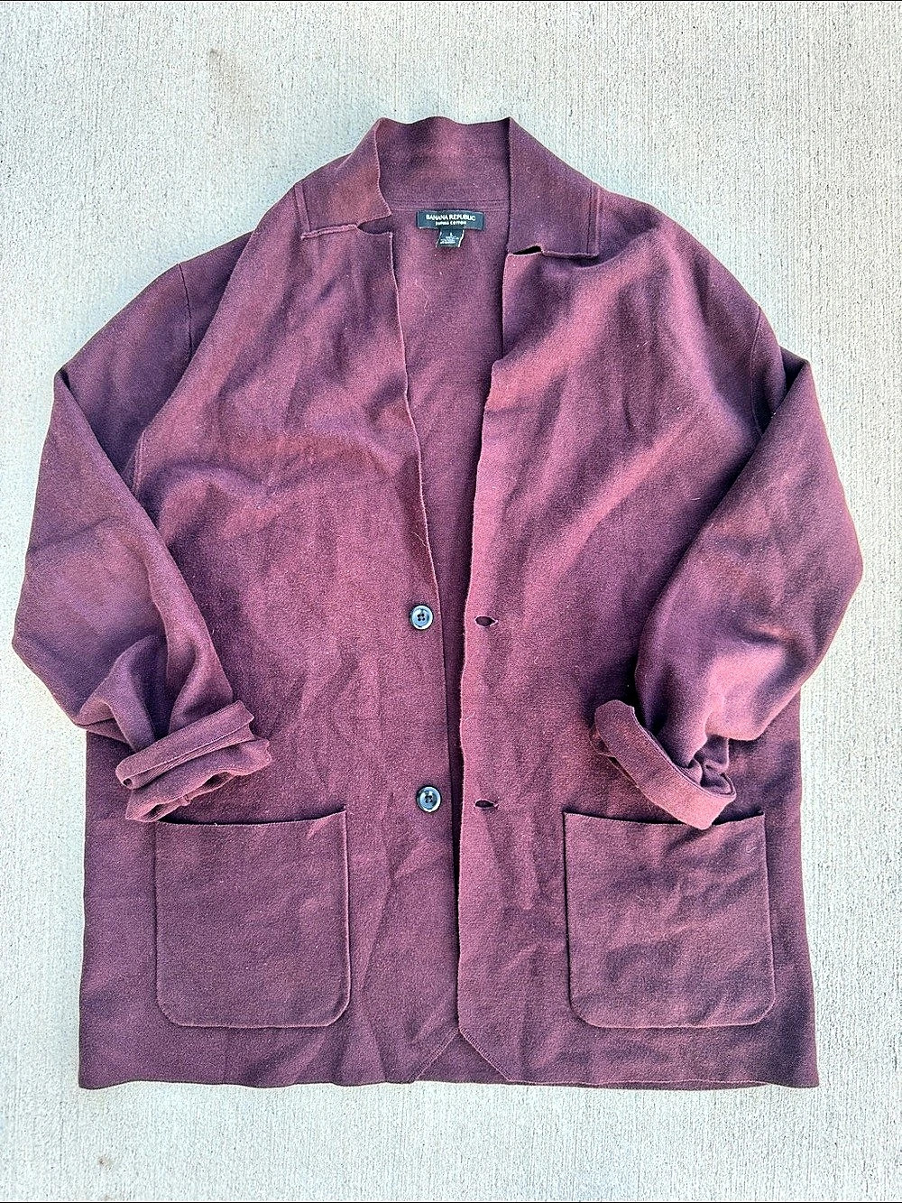 Banana Republic Purple Blazer Size Large